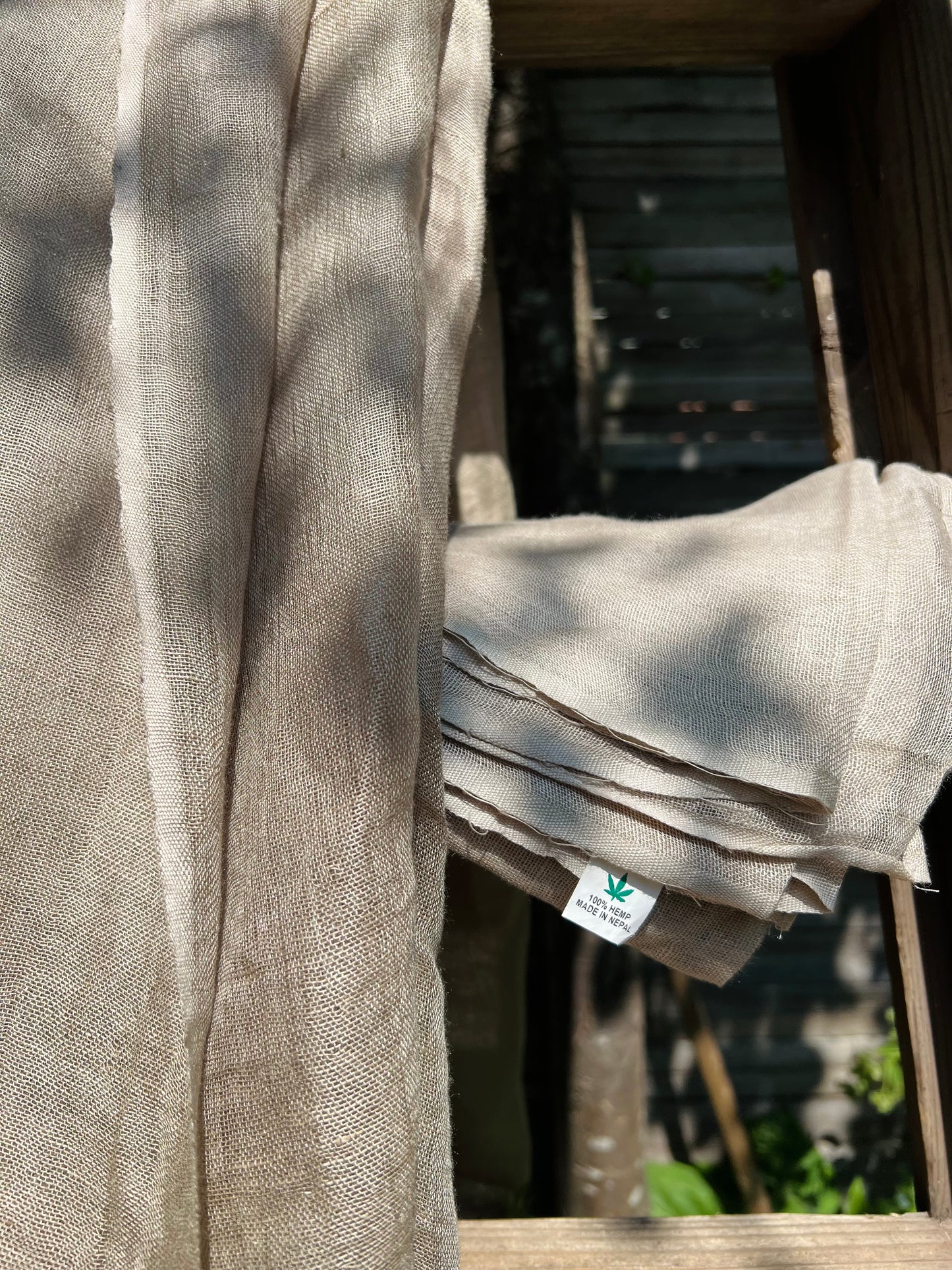 Handwoven Hemp Wrap